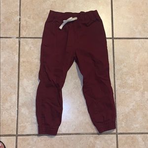 Burgundy pants size 4